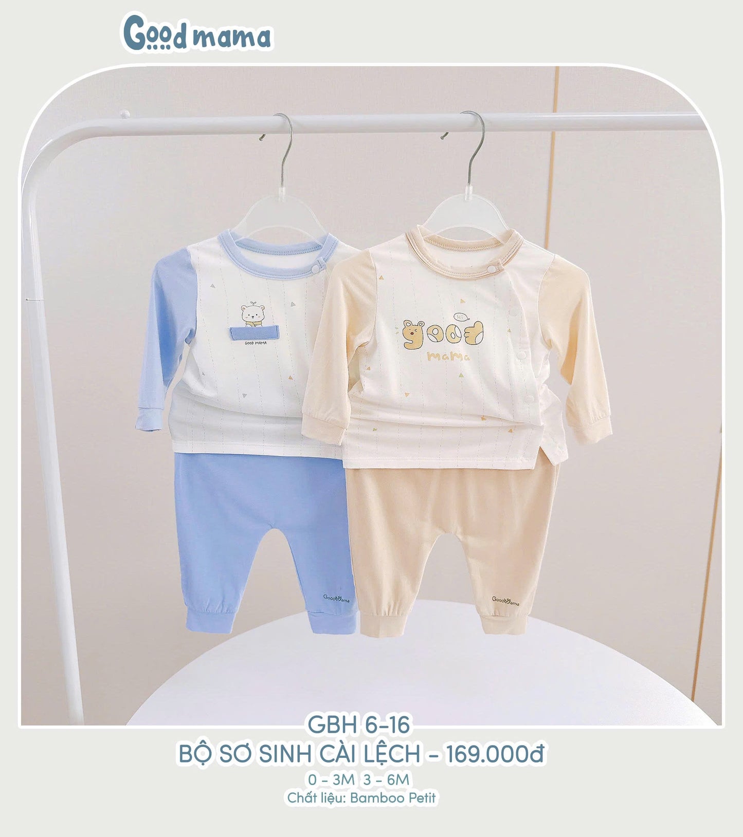 GBH6-16: BỘ SƠ SINH CÀI LỆCH