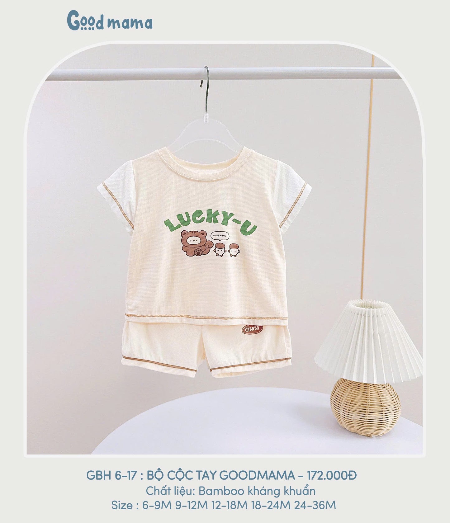 GBH6-17: BỘ CỘC TAY GOODMAMA