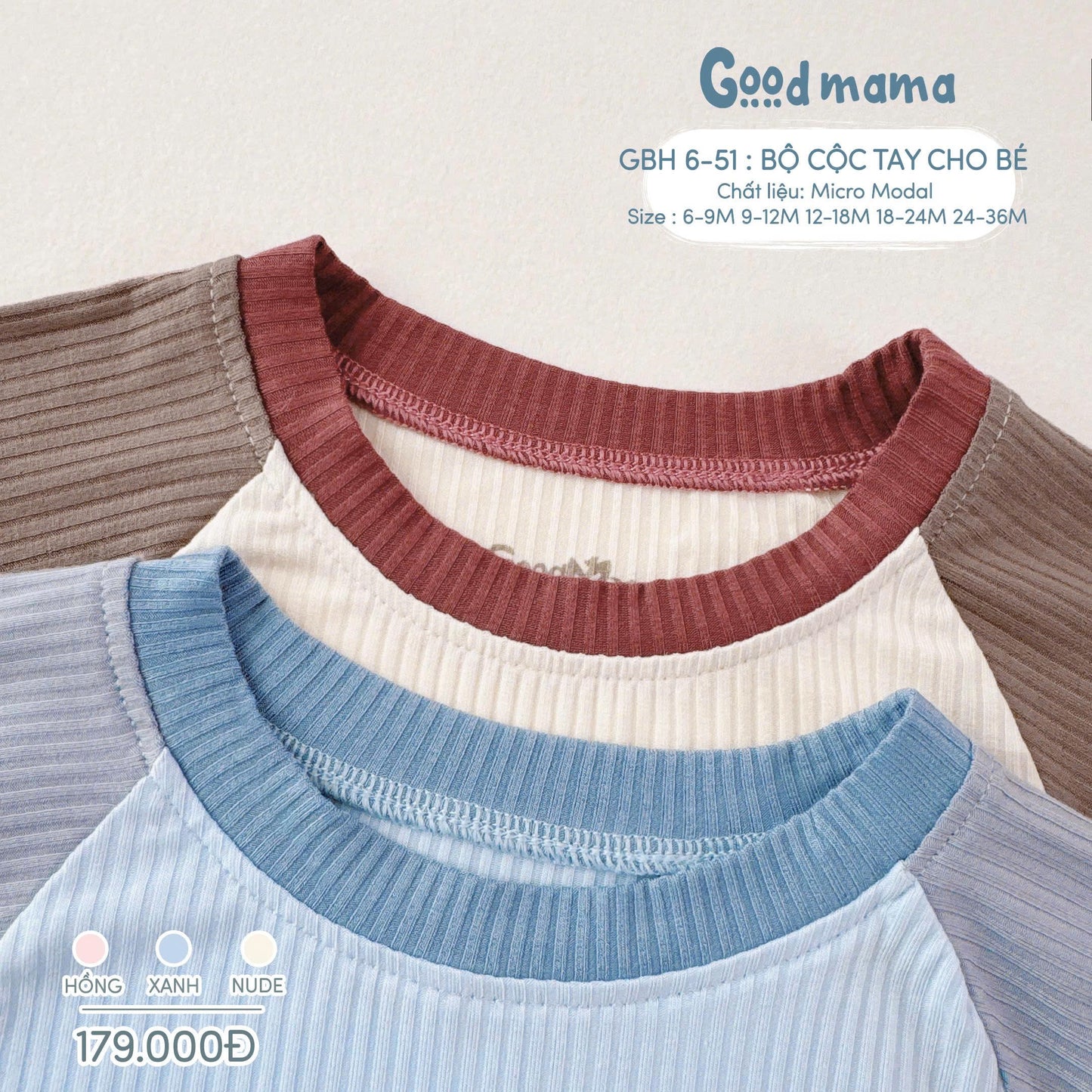 GBH6-51: BỘ CỘC TAY CHO BÉ