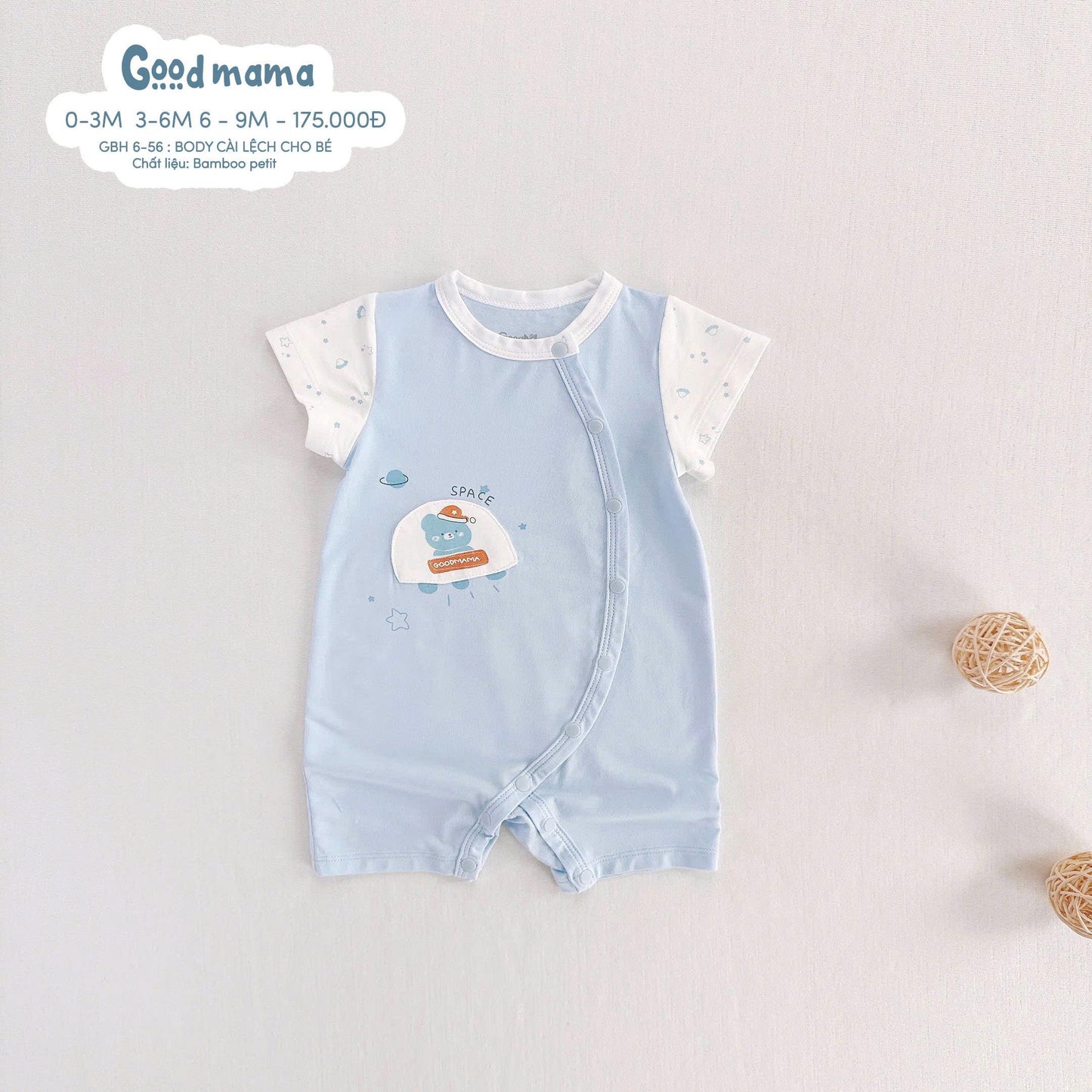 GBH6-56 – BODY CÀI LỆCH BAMBOO PETIT