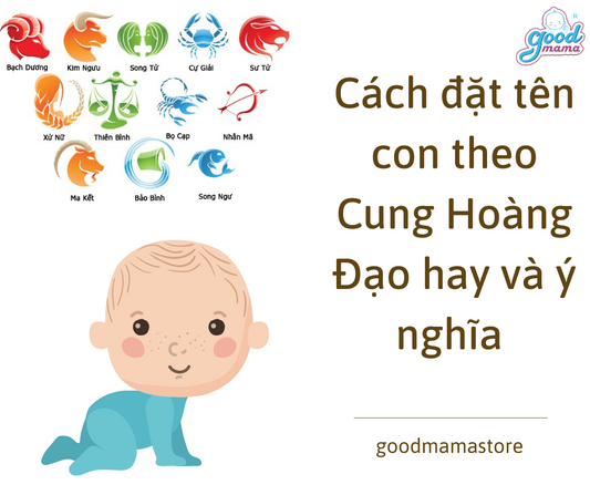 Cách đặt tên con theo Cung Hoàng Đạo hay và ý nghĩa