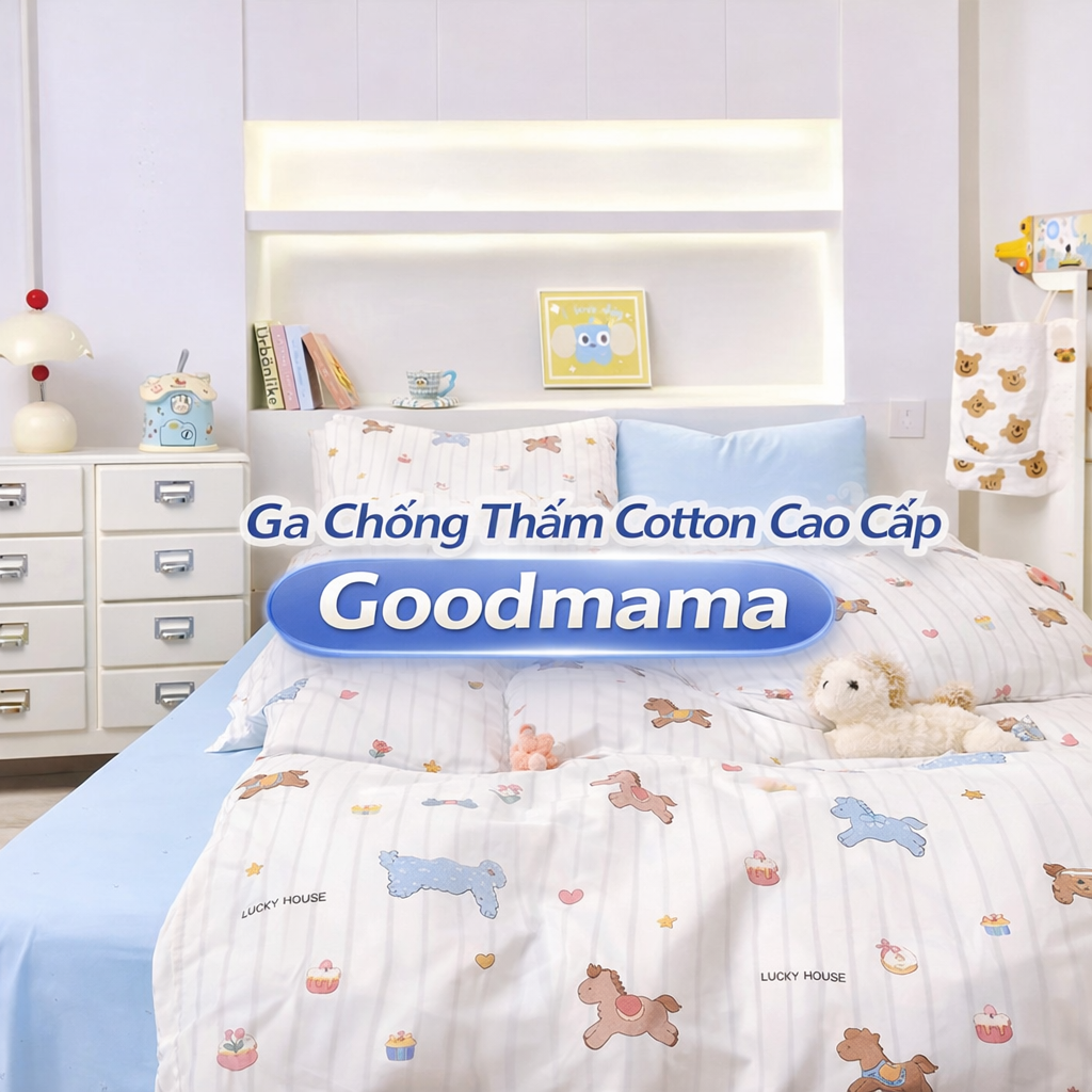 Ga chống thấm Cotton Cao Cấp Goodmama