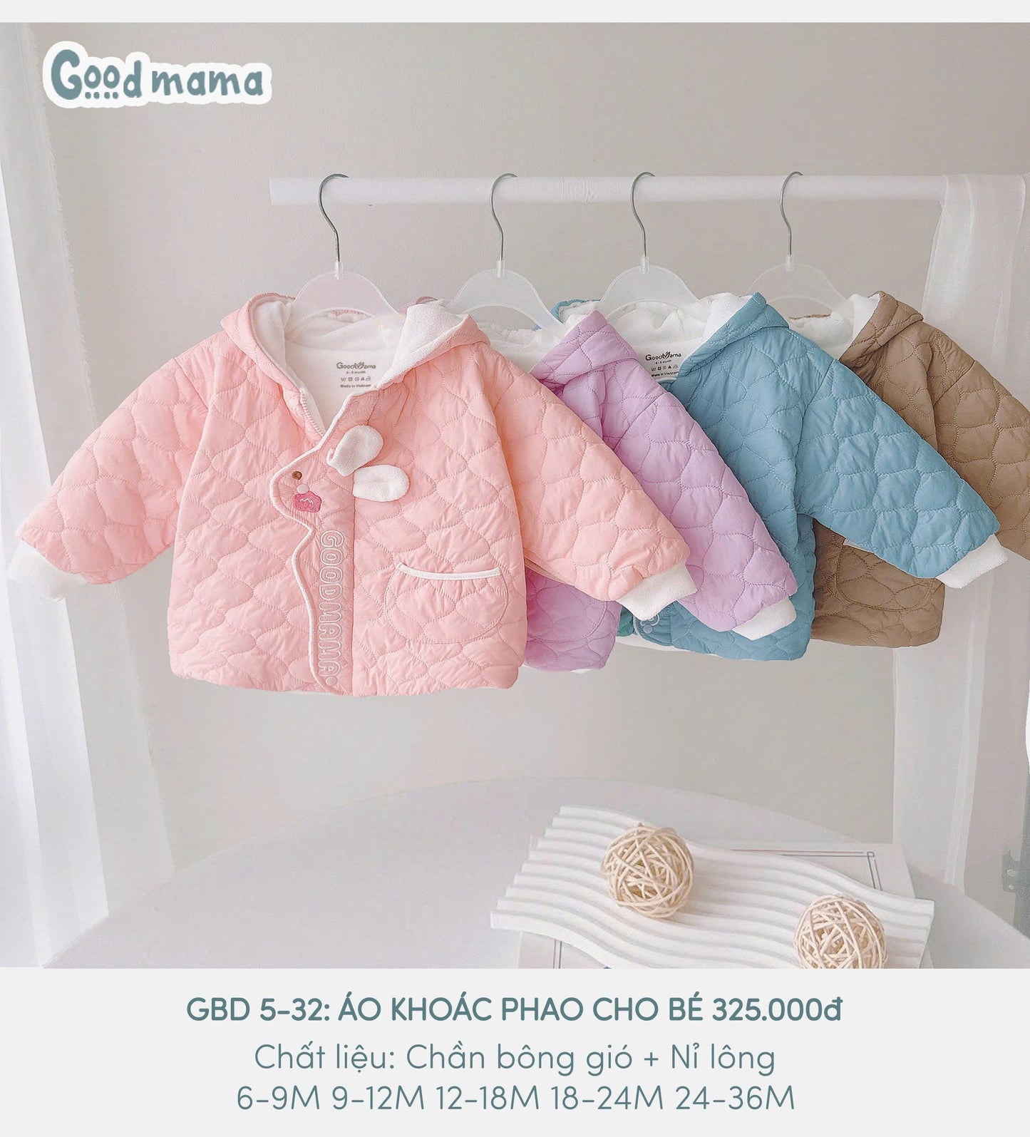 GBD 5 - 32: ÁO KHOÁC PHAO CHO BÉ