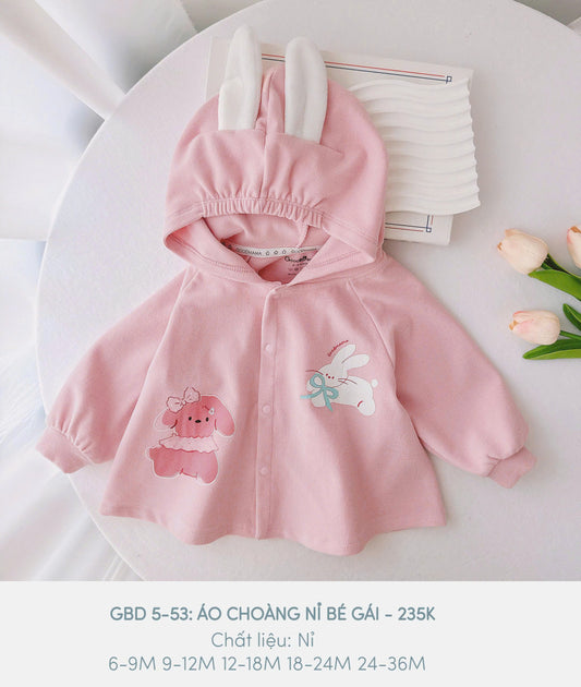GBD 5 - 53: ÁO CHOÀNG NỈ BÉ GÁI