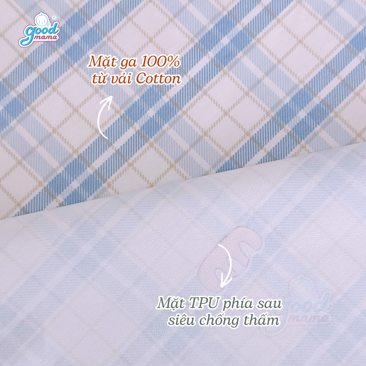 Ga Chống Thấm Cao Cấp Goodmama- Mẫu Cún Cute