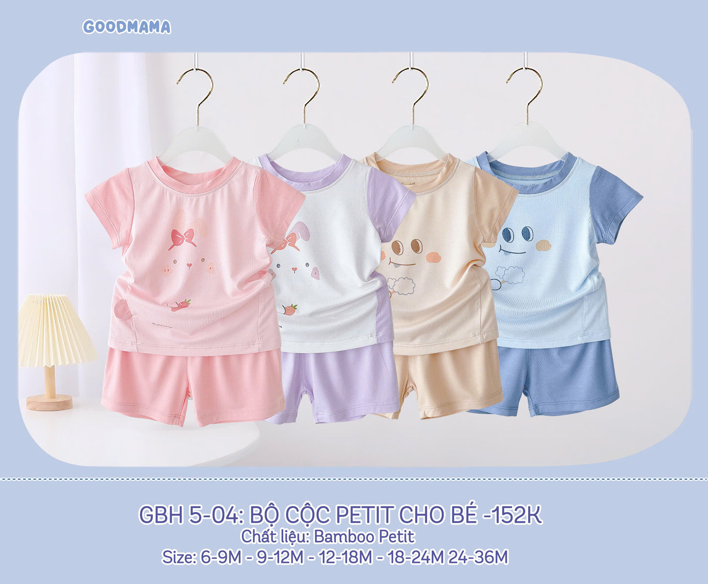 GBH5 - 04: BỘ CỘC PETIT CHO BÉ