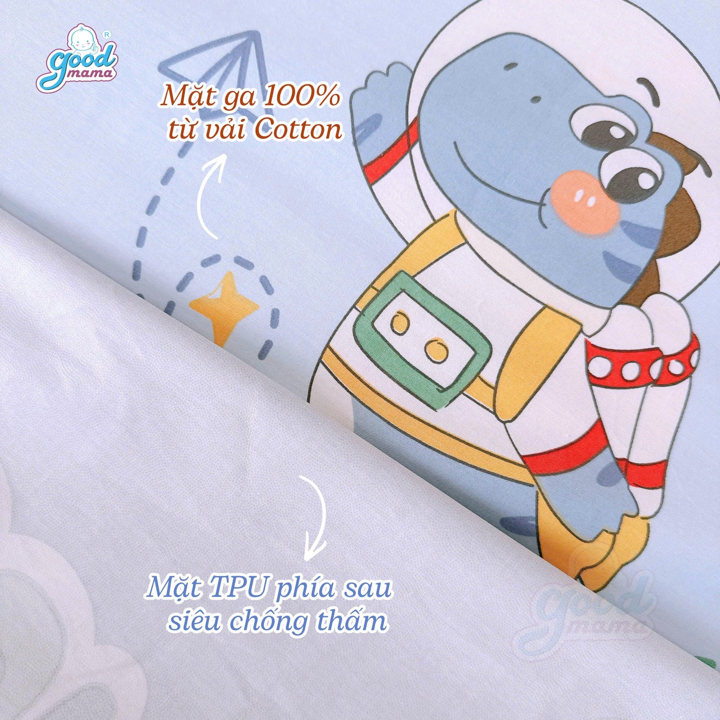 Ga Chống Thấm Goodmama - Mẫu Space Loop