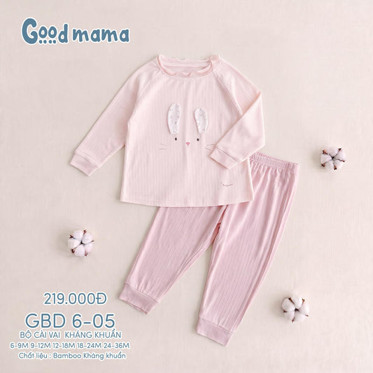 GBD 6-05: BỘ CÀI VAI KHÁNG KHUẨN – MÁT MỊN, NÂNG NIU GIẤC NGỦ CHO BÉ