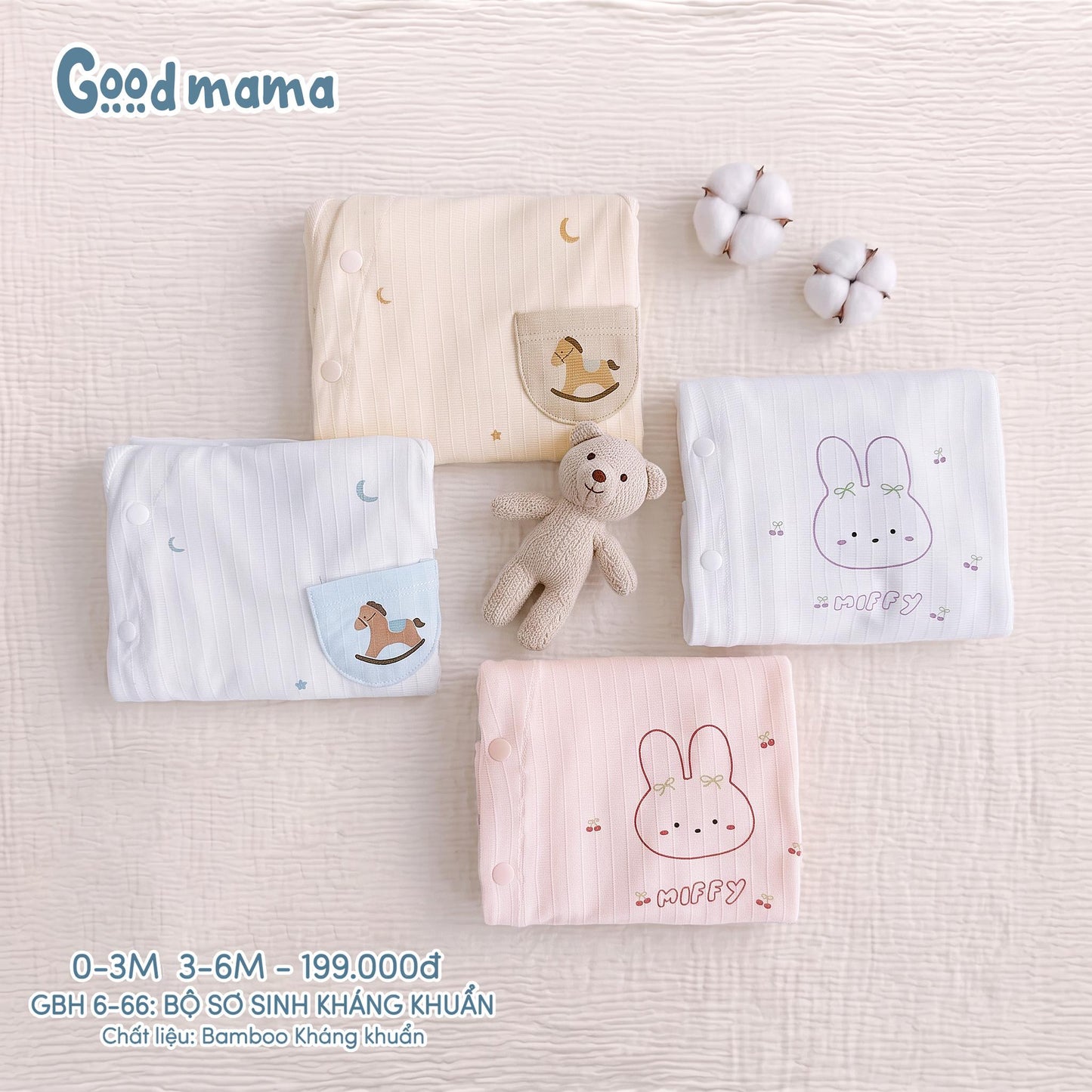 GBH 6-66: BỘ SƠ SINH KHÁNG KHUẨN – NÂNG NIU NHỮNG NGÀY ĐẦU ĐỜI CỦA CON