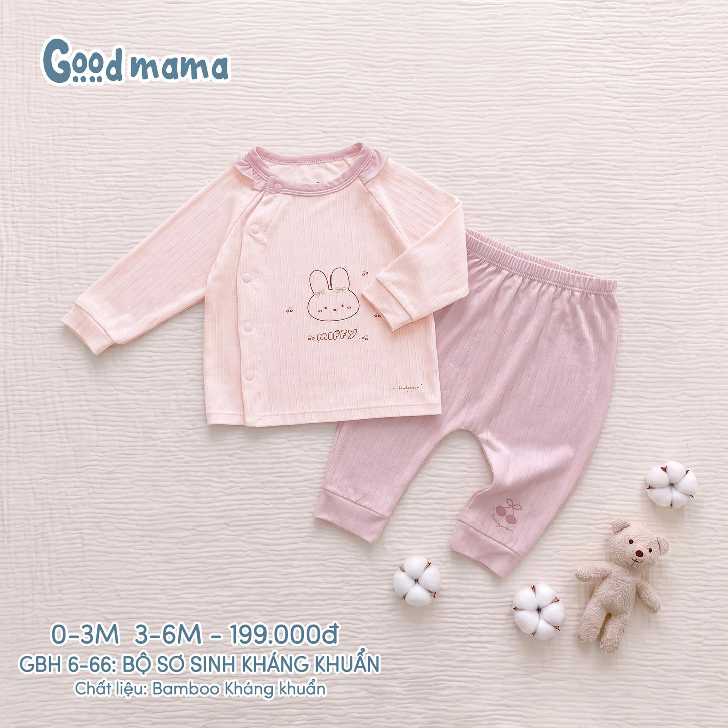 GBH 6-66: BỘ SƠ SINH KHÁNG KHUẨN – NÂNG NIU NHỮNG NGÀY ĐẦU ĐỜI CỦA CON