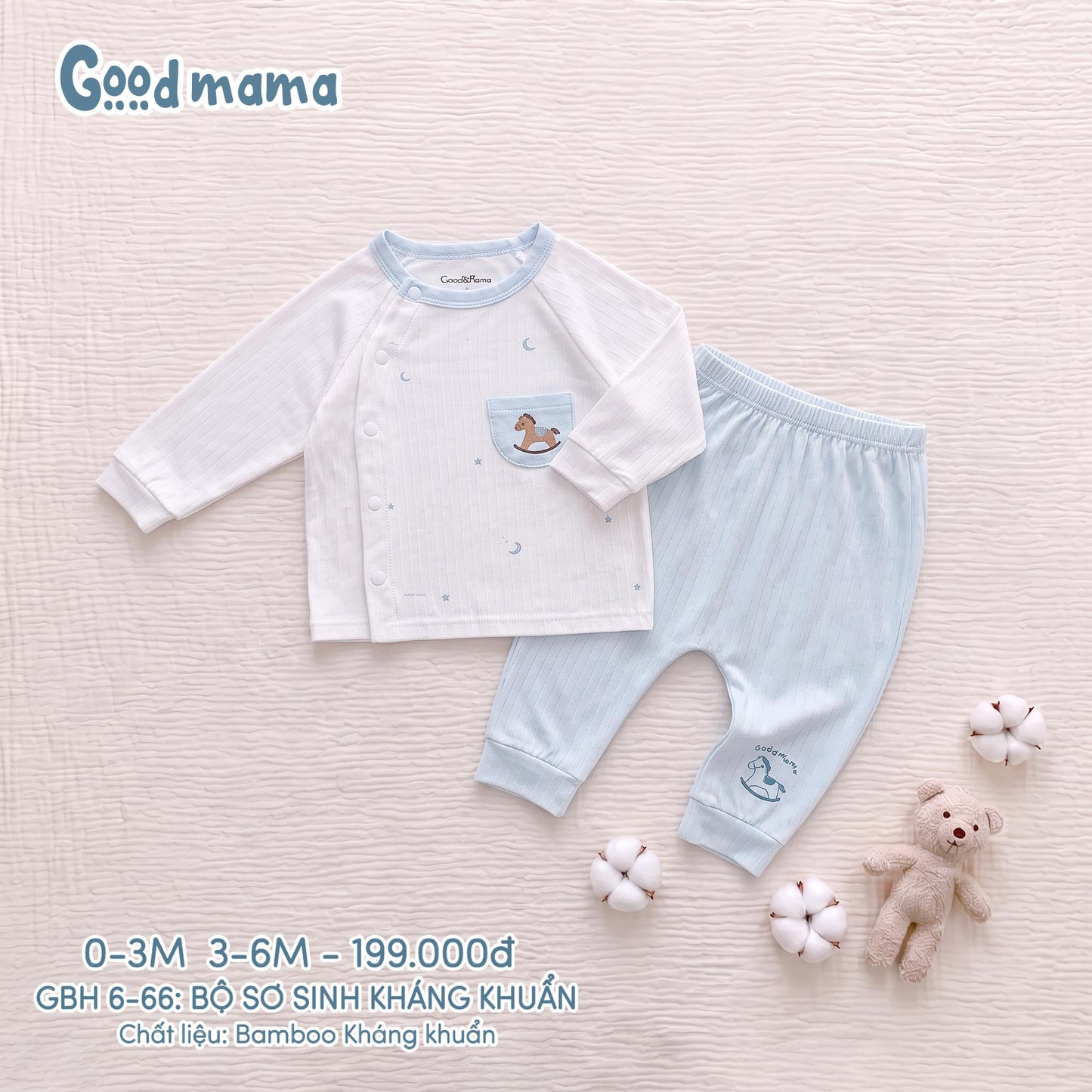 GBH 6-66: BỘ SƠ SINH KHÁNG KHUẨN – NÂNG NIU NHỮNG NGÀY ĐẦU ĐỜI CỦA CON
