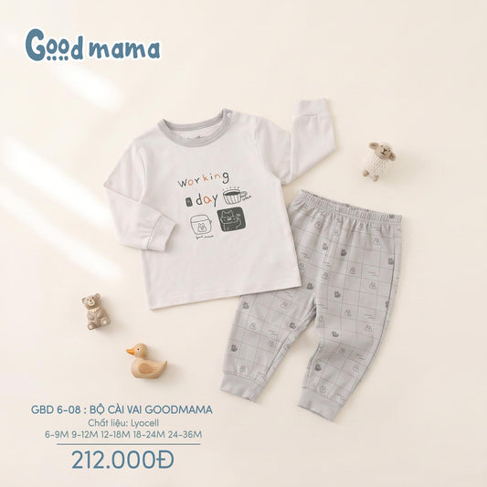 GBD 6-08: BỘ CÀI VAI GOODMAMA – NHẸ NHÀNG, ÊM ÁI CHO MỌI CỬ ĐỘNG CỦA CON