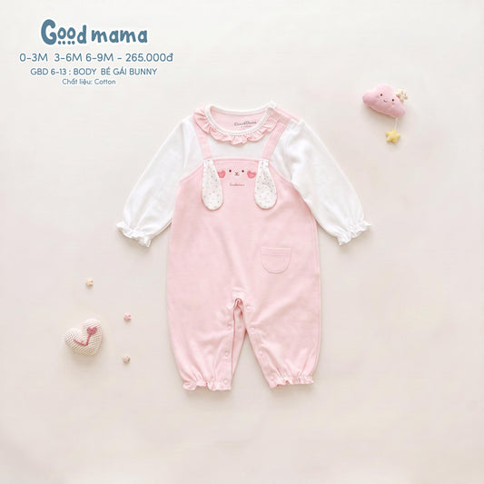 GBD 6-13: BODY BÉ GÁI BUNNY – MỀM MẠI, DỄ THƯƠNG CHO NHỮNG THÁNG ĐẦU ĐỜI