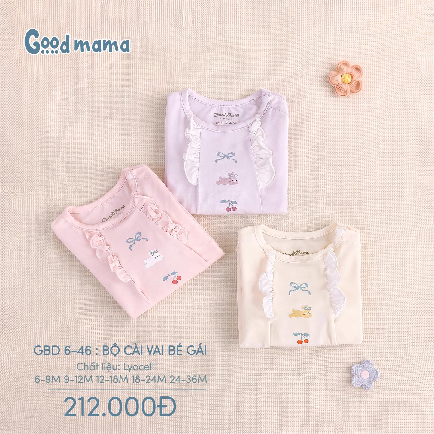 GBD 6-13: BODY BÉ GÁI BUNNY – MỀM MẠI, DỄ THƯƠNG CHO NHỮNG THÁNG ĐẦU ĐỜI (Copy)