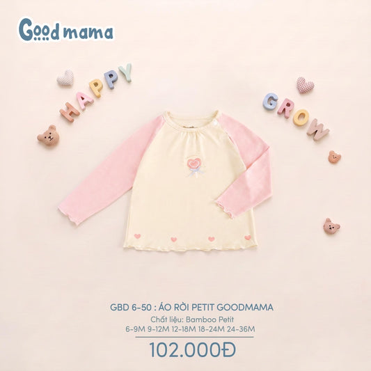GBD 6-50: ÁO RỜI PETIT GOODMAMA – MỀM NHẸ, XINH XẮN CHO BÉ MỖI NGÀY