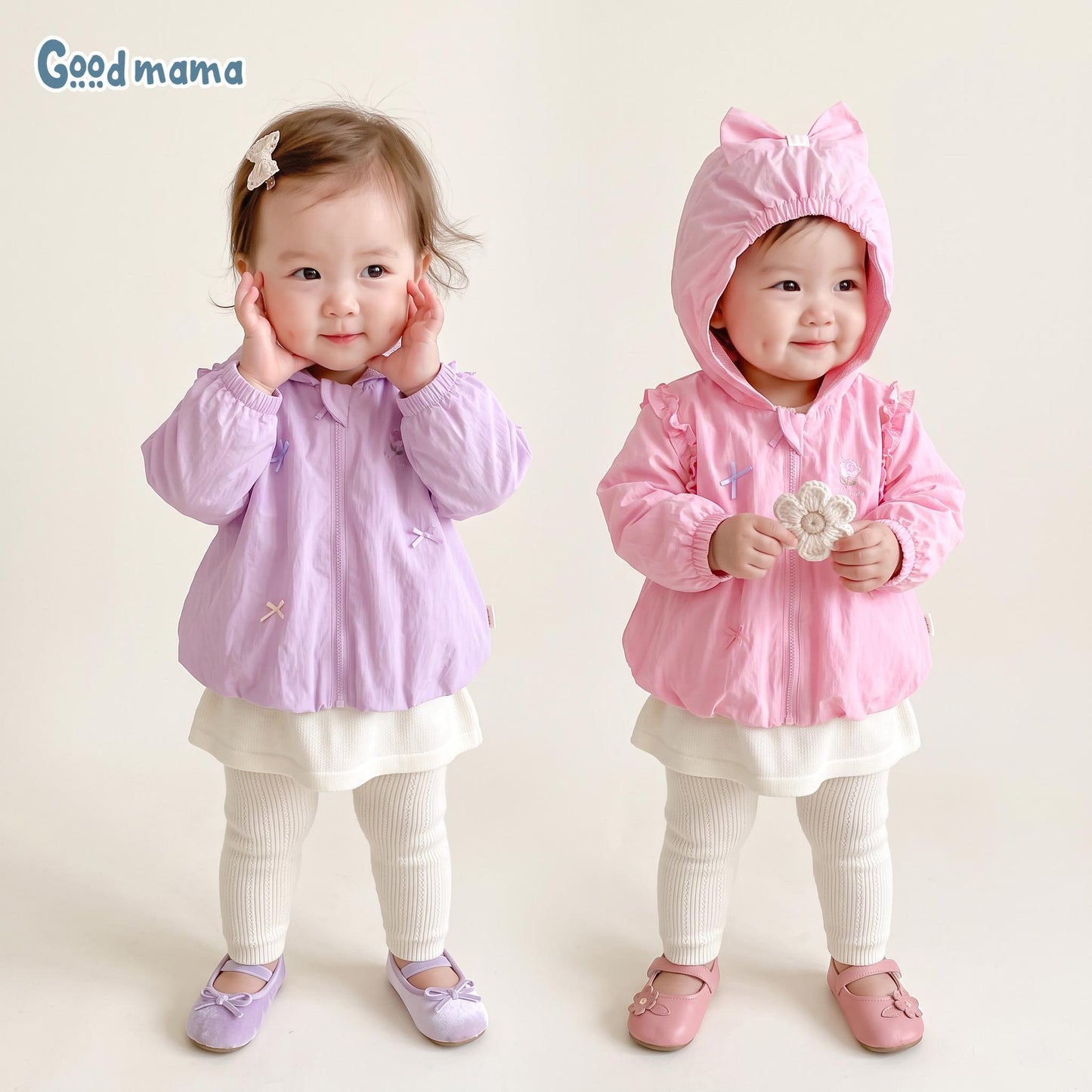 GBD 6-16: ÁO KHOÁC GIÓ BÉ GÁI – NHẸ NHÀNG, XINH XẮN CHO NHỮNG NGÀY RA NGOÀ