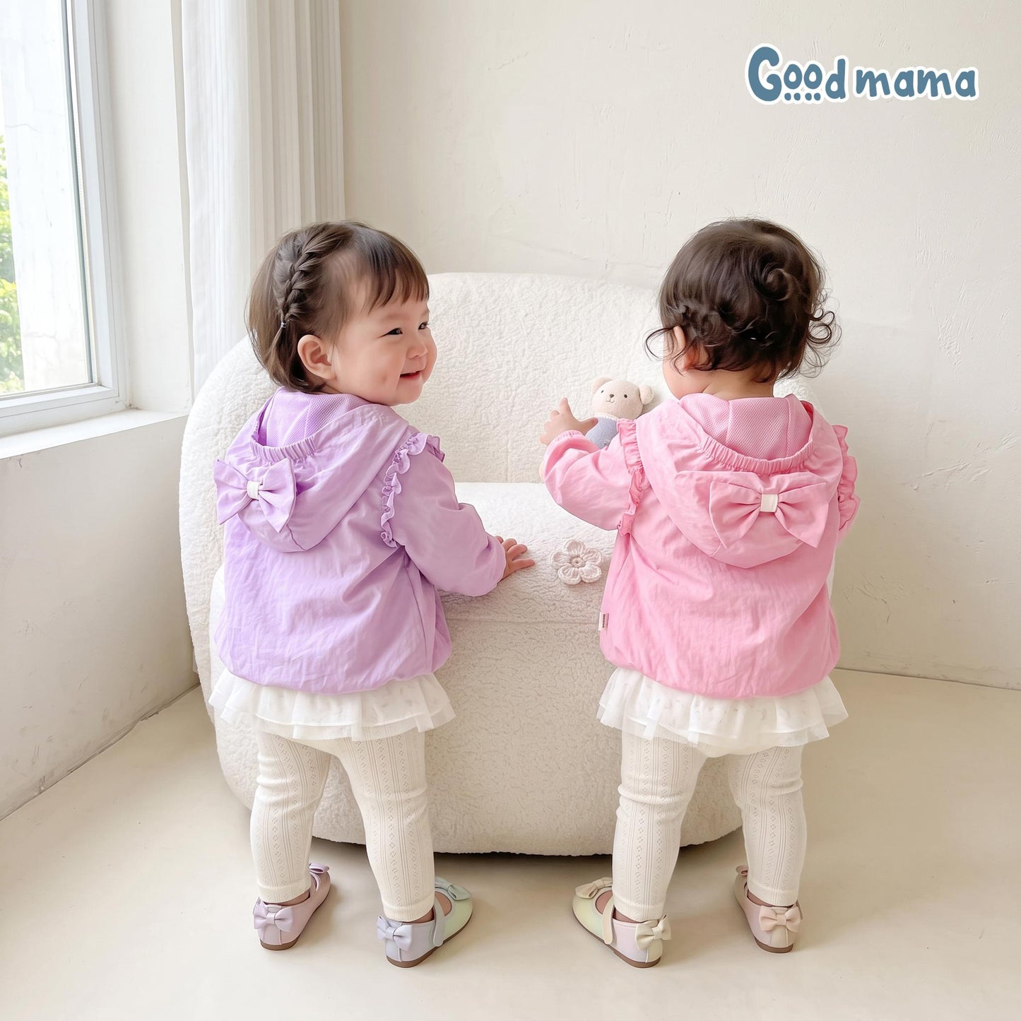 GBD 6-16: ÁO KHOÁC GIÓ BÉ GÁI – NHẸ NHÀNG, XINH XẮN CHO NHỮNG NGÀY RA NGOÀ