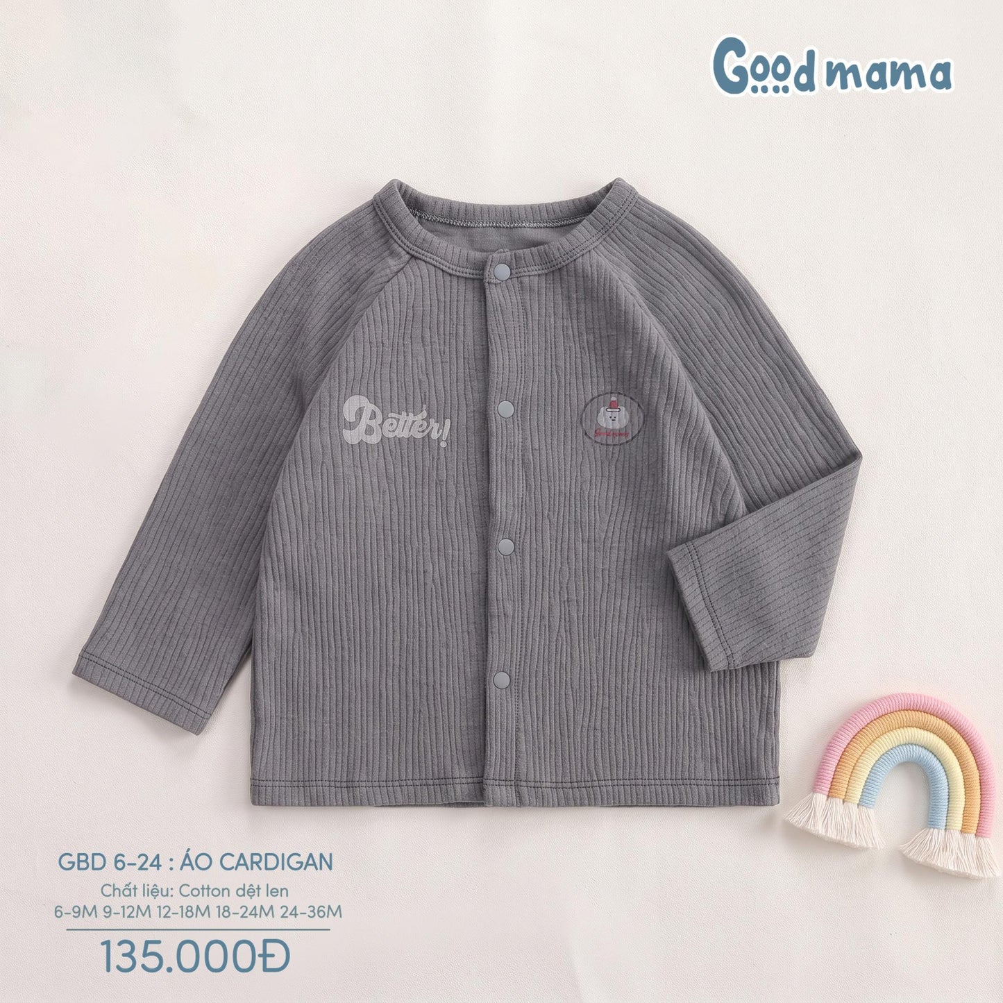 GBD 6-24: ÁO CARDIGAN GOODMAMA – MỀM ẤM, XINH XẮN CHO NHỮNG NGÀY SE LẠNH