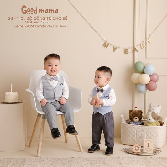 GS-140: BỘ CÔNG TỬ CHO BÉ – LỊCH LÃM, GỌN GÀNG CHO NHỮNG DỊP ĐẶC BIỆT