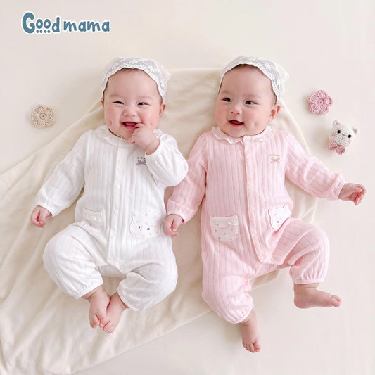 BODY DÀI TAY BÉ GÁI GOODMAMA – MỀM MẠI, XINH XẮN CHO NHỮNG THÁNG ĐẦU ĐỜI