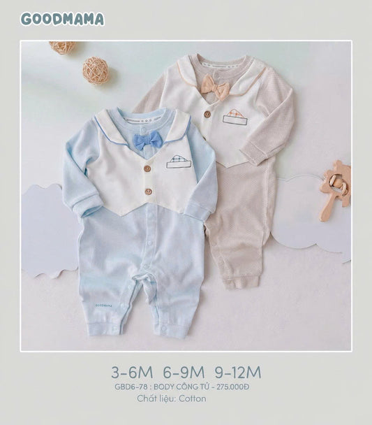 Body Công Tử Goodmama GBD6-78 – Chỉn Chu, Lịch Lãm Mà Vẫn Thoải Mái Cho Bé