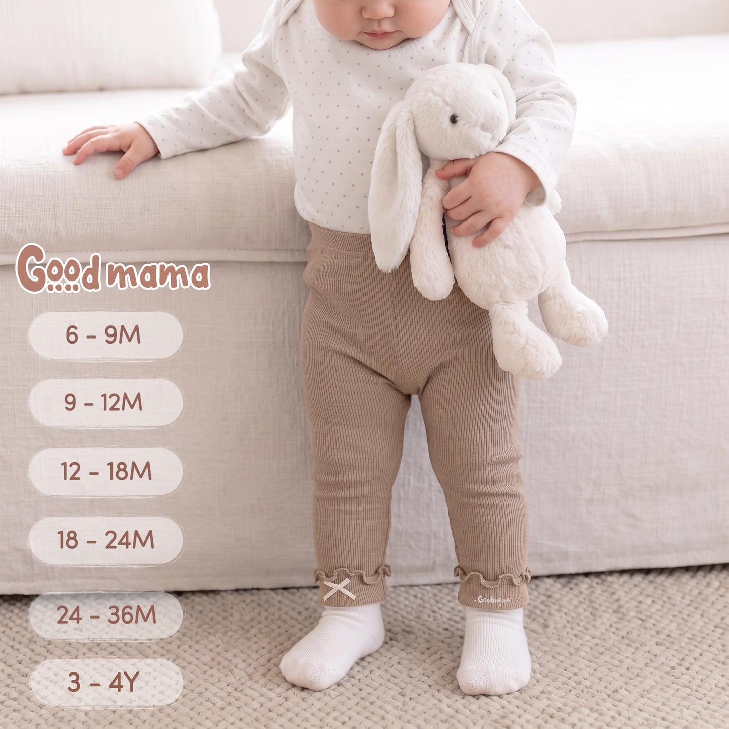 Quần Legging Cho Bé Goodmama GBD6-35 – Mềm Mại, Co Giãn Và Dễ Phối Mỗi Ngày