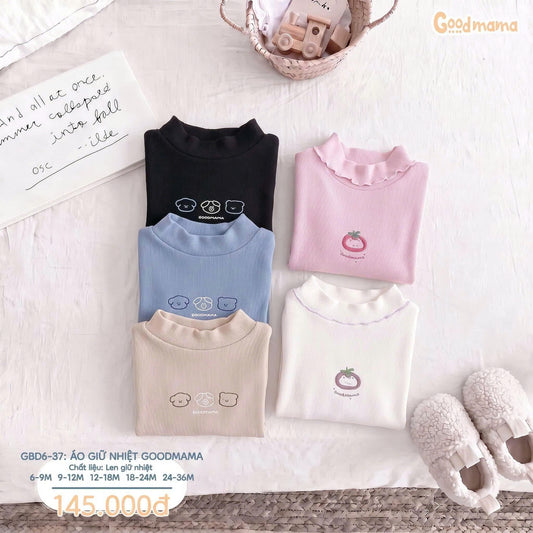 Áo Giữ Nhiệt Goodmama GBD6-37 – Mềm Mại, Giữ Ấm Nhẹ Nhàng Cho Bé Ngày Thu Đông