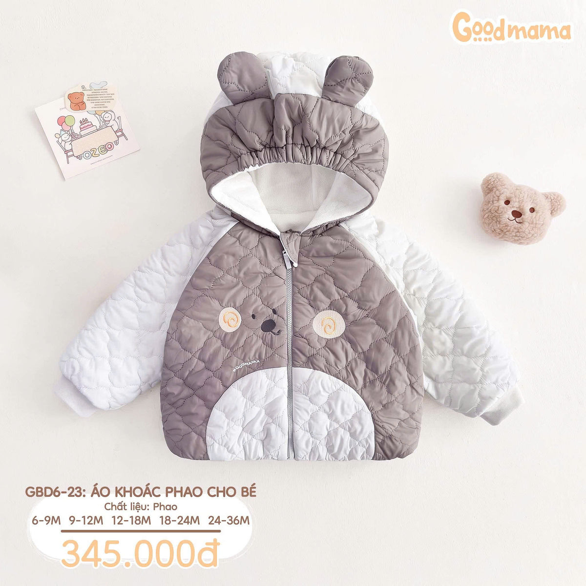 Bộ Cài Vai Goodmama GBD6-51 – Mềm Mại, Nhẹ Nhàng Cho Bé Từ Những Ngày Đầu Đời (Copy)