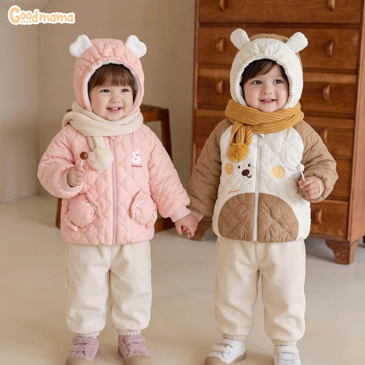 Bộ Cài Vai Goodmama GBD6-51 – Mềm Mại, Nhẹ Nhàng Cho Bé Từ Những Ngày Đầu Đời (Copy)