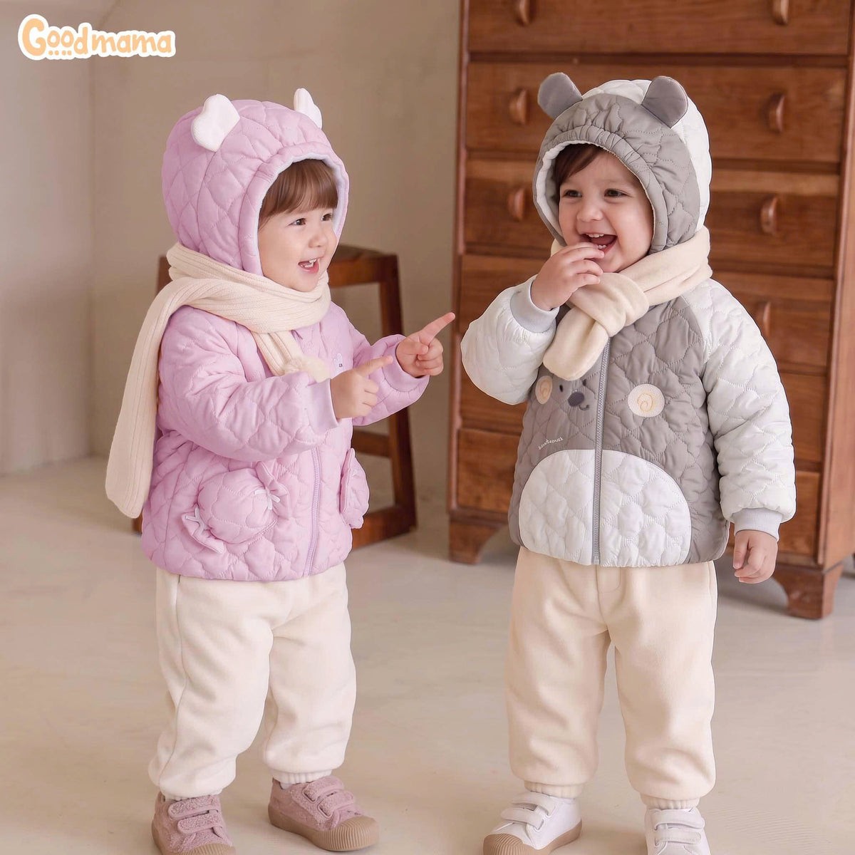 Bộ Cài Vai Goodmama GBD6-51 – Mềm Mại, Nhẹ Nhàng Cho Bé Từ Những Ngày Đầu Đời (Copy)