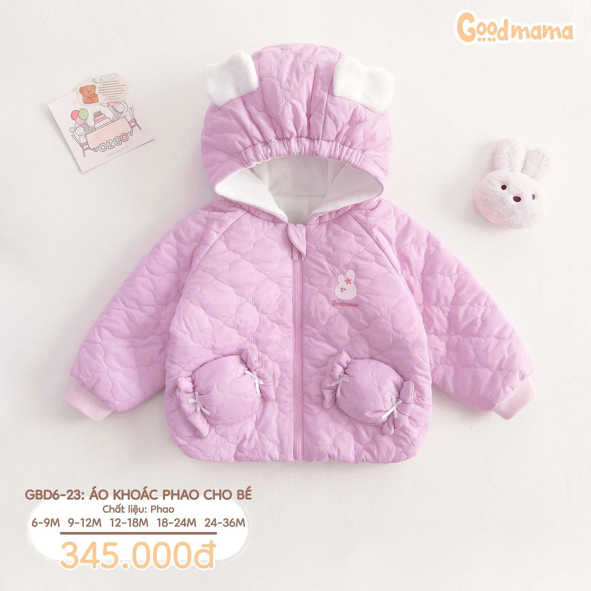 Bộ Cài Vai Goodmama GBD6-51 – Mềm Mại, Nhẹ Nhàng Cho Bé Từ Những Ngày Đầu Đời (Copy)