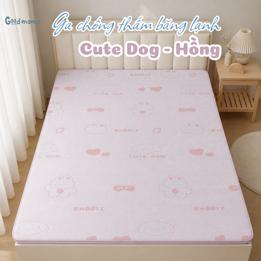 Ga Chống Thấm Băng Lạnh - Cute Dog Hồng