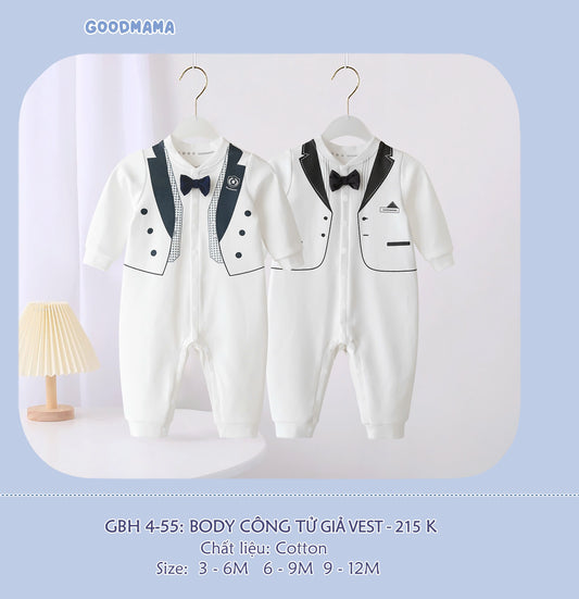 GBD4-55: Body Công Tử Giả Vest Goodmama Chất Liệu Cotton