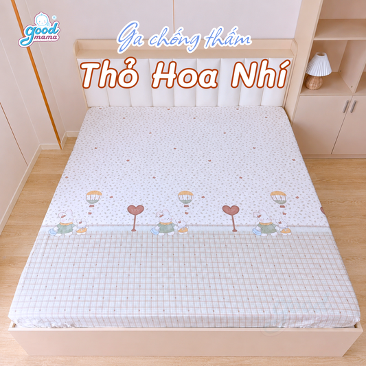 Ga Chống Thấm Goodmama - Mẫu Thỏ hoa nhí