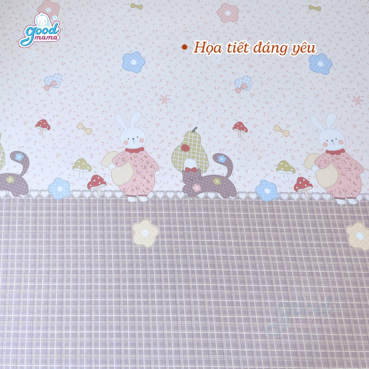 Ga Chống Thấm Cao Cấp Goodmama- Mẫu Khu Vườn Hoa