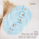 Set 3 Yếm Tròn Xoay 360 Độ Gpapa Chất Liệu Vải Xô Muslin 6 Lớp Dày Dặn Siêu Thấm Hút