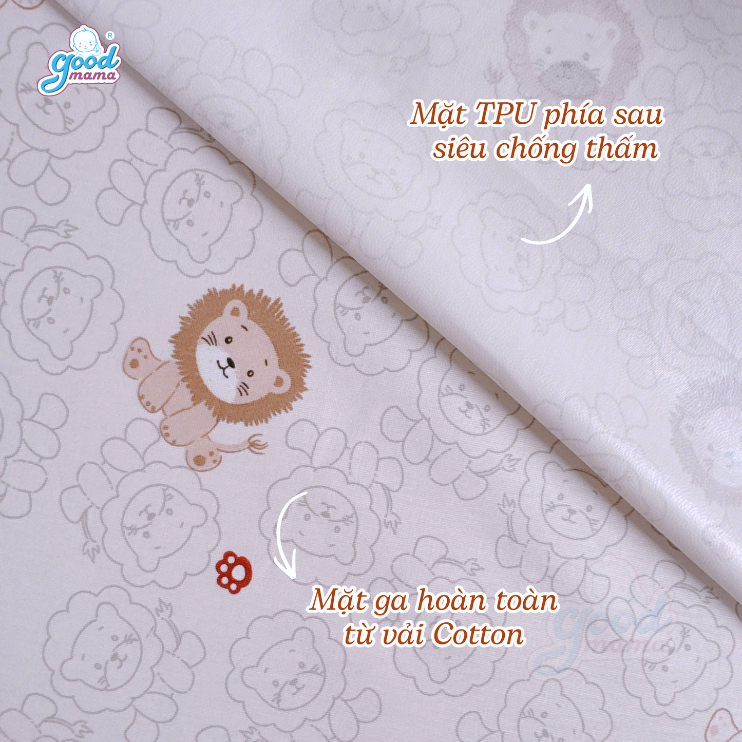 Ga Chống Thấm Goodmama - Mẫu Sư Tử Con