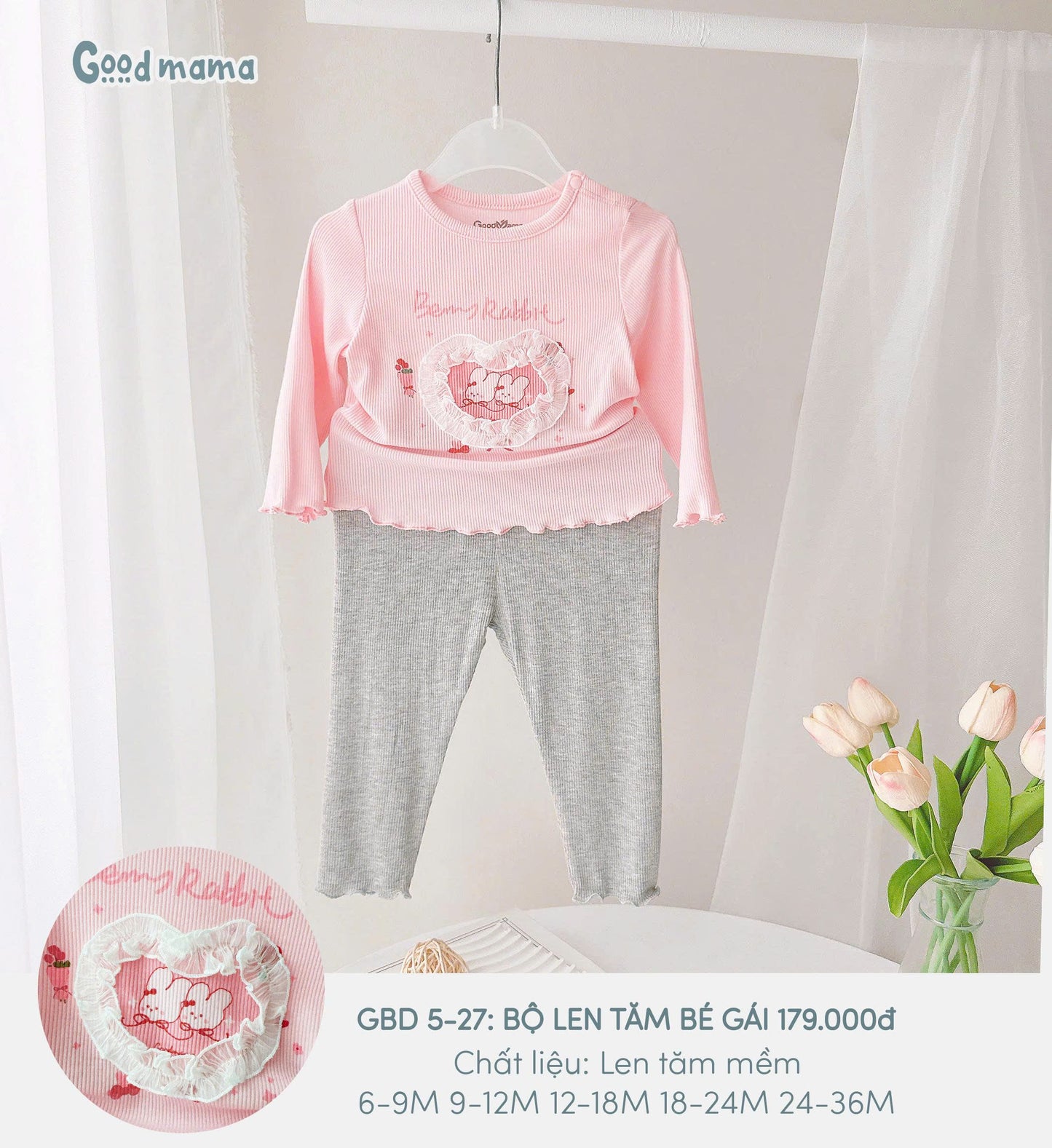 GBD 5 - 27: BỘ LEN TĂM BÉ GÁI