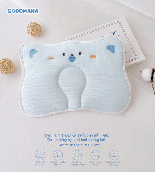 GỐI LƯỚI THOÁNG KHÍ CHO BÉ