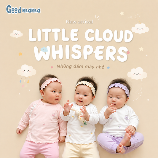 GBH 6-38: BỘ SƠ SINH BLUEBERRY - MỀM MẠI, KHÁNG KHUẨN CHO BÉ YÊU