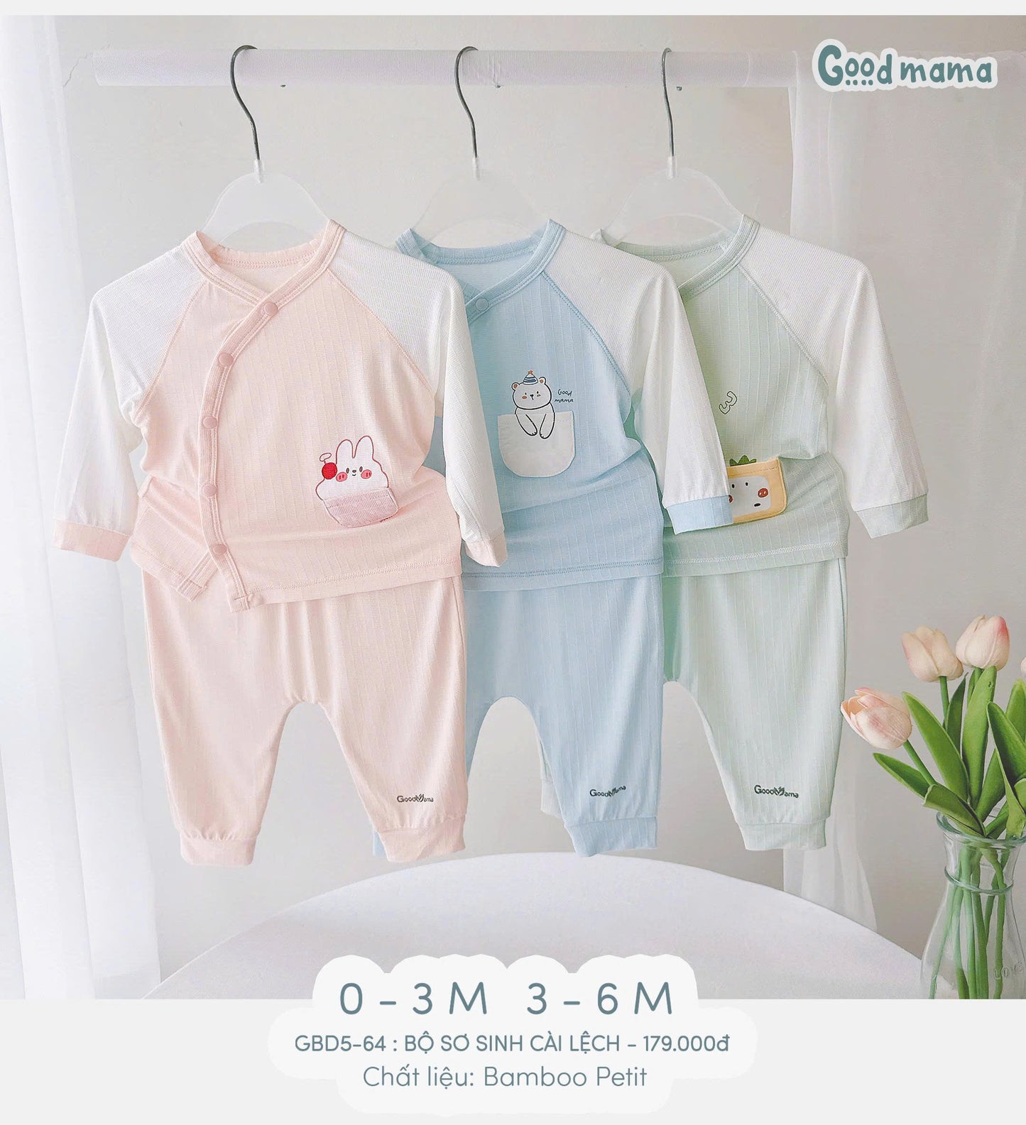 GBD5 - 64: BỘ SƠ SINH CÀI LỆCH