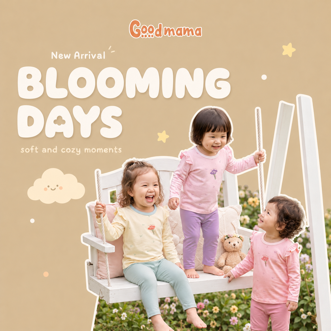 GBH 6-01: BỘ SƠ SINH CHERRY - MỀM MẠI, KHÁNG KHUẨN CHO BÉ YÊU (Copy)