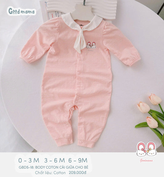 GBD5 - 18: BODY COTTON CÀI GIỮA CHO BÉ