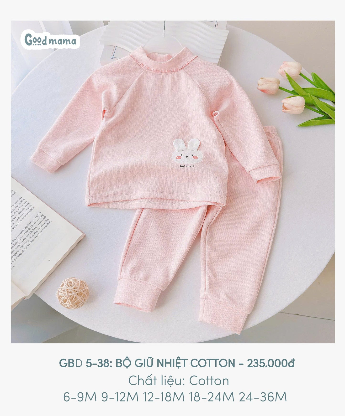 GBD5 - 38: BỘ GIỮ NHIỆT COTTON