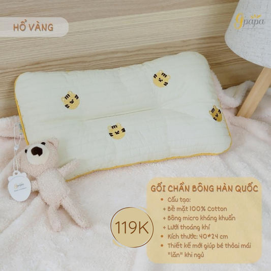 Gối Chần Bông Cao Cấp Hàn Quốc Gpapa