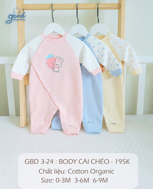 GBD3-24 Body Cài Chéo Goodmama Chất Liệu Cotton Organic