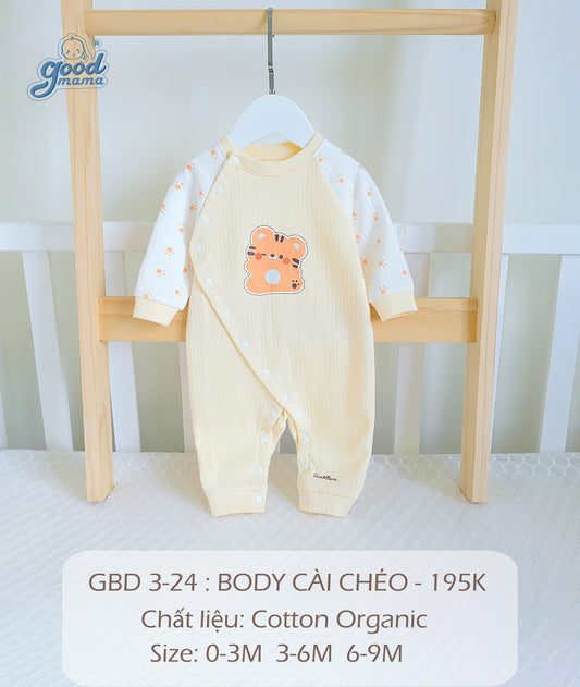 GBD3-24 Body Cài Chéo Goodmama Chất Liệu Cotton Organic