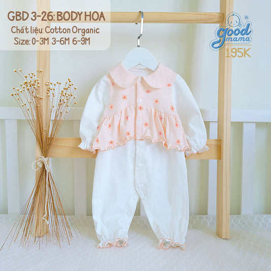 GBD3-26 Body Hoa Goodmama Chất Liệu Cotton Organic