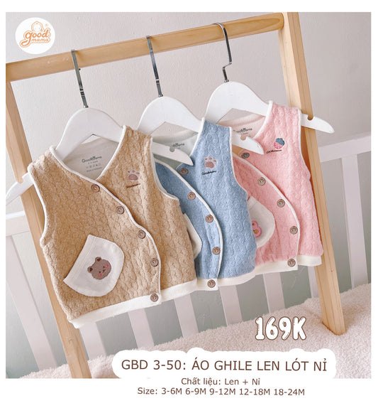 GBD3-50 Ghile Len Lót Nỉ Goodmama Chất Liệu len + Nỉ