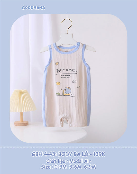 GBH4-43 Body Ba Lỗ Goodmama Chất Liệu Modal Air